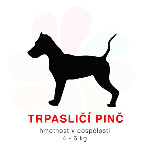 Krmimjinak Trpaslici Pinc barf masem